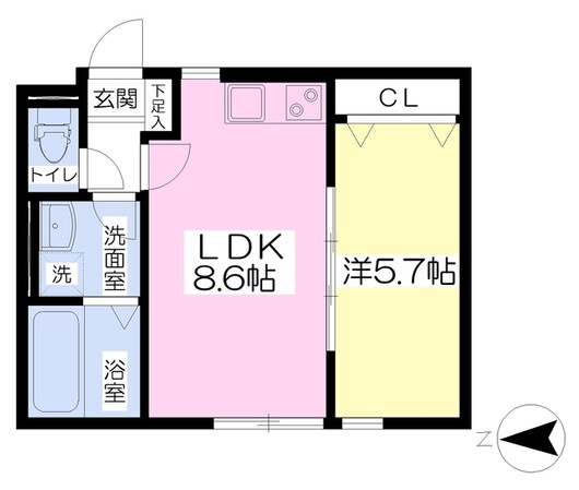 オーパス鶴見の物件間取画像